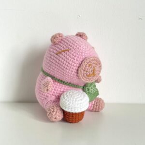 Pink Capybara Pattern