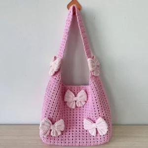 Sweet Bow Mesh Bag Pattern