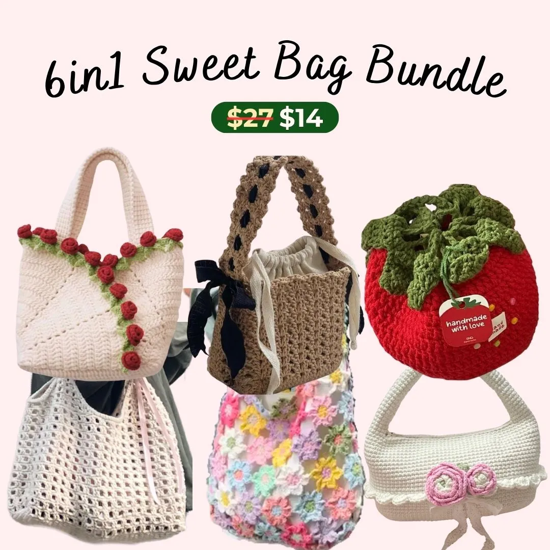 Sweet Bag Bundle Crochet Pattern