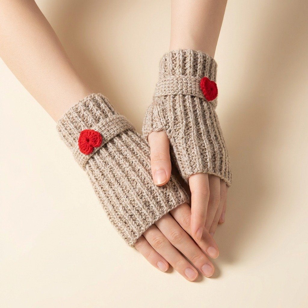 Crochet Fingerless Gloves Pattern