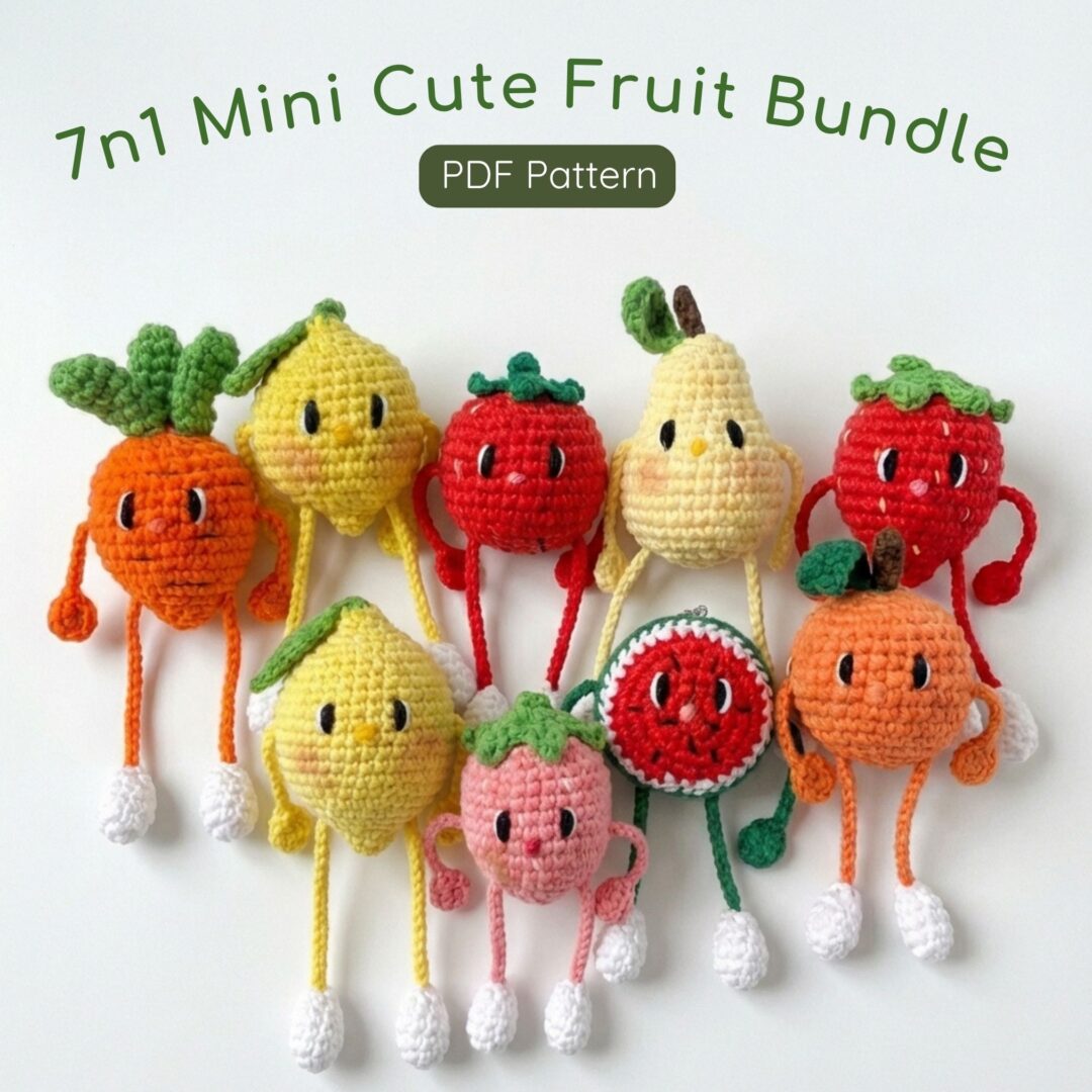 7In1 Mini Fruit Crochet Pattern