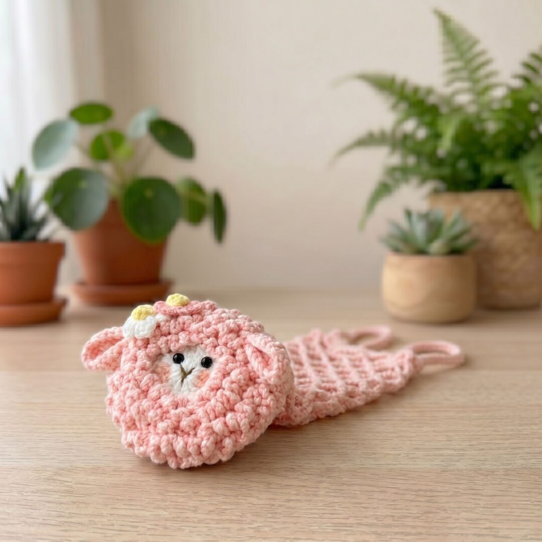 Cute Sheep Bottle Holder Crochet Pattern