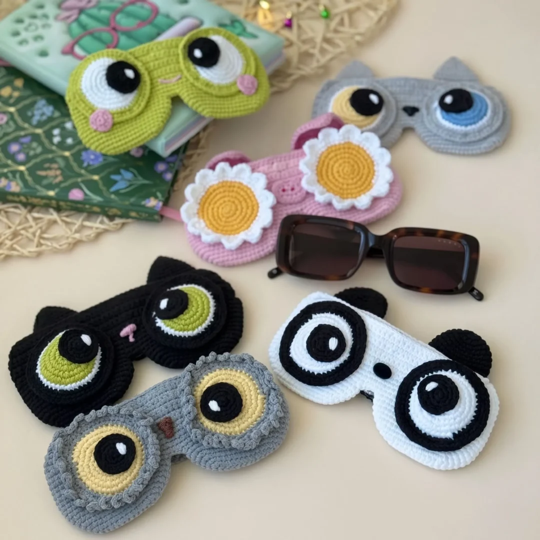 5in1 Glasses Case Crochet Pattern